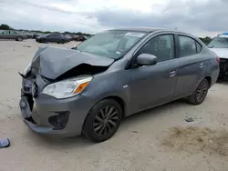 Salvage cars for sale at San Antonio, TX auction: 2018 Mitsubishi Mirage G4 ES