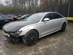 Salvage cars for sale at Waldorf, MD auction: 2015 Audi A6 Premium Plus