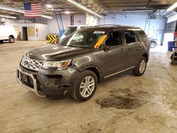 Salvage cars for sale from Copart Wheeling, IL: 2019 Ford Explorer XLT