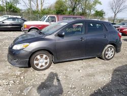 Salvage cars for sale from Copart Cicero, IN: 2009 Toyota Corolla Matrix S