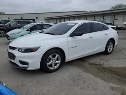 Salvage cars for sale from Copart Louisville, KY: 2017 Chevrolet Malibu LS