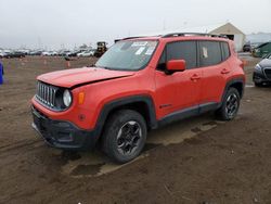 Jeep salvage cars for sale: 2016 Jeep Renegade Latitude