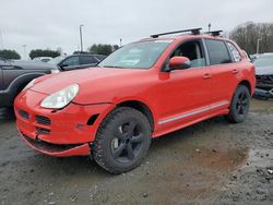 Salvage cars for sale at East Granby, CT auction: 2006 Porsche Cayenne S