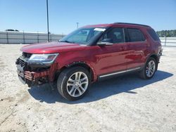 Salvage cars for sale at Lumberton, NC auction: 2017 Ford Explorer XLT