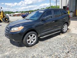 Salvage cars for sale from Copart Tifton, GA: 2008 Hyundai Santa FE SE