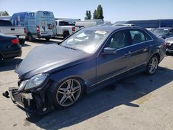 Salvage cars for sale at Hayward, CA auction: 2011 Mercedes-Benz E 550