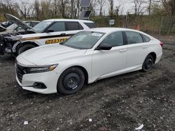 Salvage cars for sale at Marlboro, NY auction: 2022 Honda Accord Sport