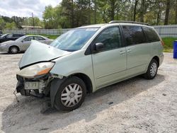 Salvage cars for sale from Copart Fairburn, GA: 2007 Toyota Sienna CE