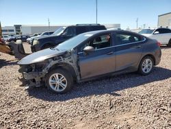 Chevrolet salvage cars for sale: 2017 Chevrolet Cruze LT