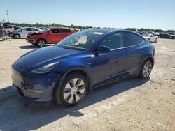 Salvage cars for sale at Arcadia, FL auction: 2022 Tesla Model Y