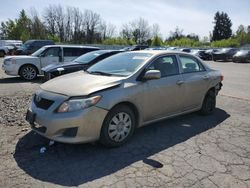 Salvage cars for sale from Copart Portland, OR: 2009 Toyota Corolla Base