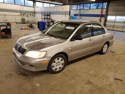 Salvage cars for sale from Copart Wheeling, IL: 2003 Mitsubishi Lancer ES