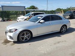 Salvage cars for sale at Orlando, FL auction: 2017 Mercedes-Benz E 300 4matic