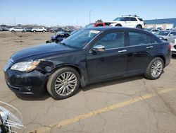 Chrysler 200 salvage cars for sale: 2012 Chrysler 200 Limited