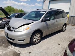 Salvage cars for sale at Chambersburg, PA auction: 2008 Toyota Sienna CE
