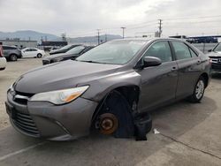 Salvage cars for sale from Copart Sun Valley, CA: 2017 Toyota Camry LE