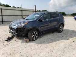 Salvage cars for sale at New Braunfels, TX auction: 2021 KIA Sportage LX