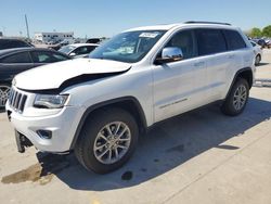 Salvage cars for sale at Grand Prairie, TX auction: 2015 Jeep Grand Cherokee Limited