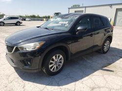 Salvage cars for sale at Kansas City, KS auction: 2015 Mazda CX-5 Touring