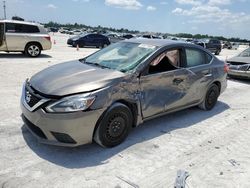 Salvage cars for sale at Arcadia, FL auction: 2016 Nissan Sentra S