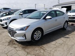 Salvage cars for sale at Chicago Heights, IL auction: 2019 Hyundai Elantra SE