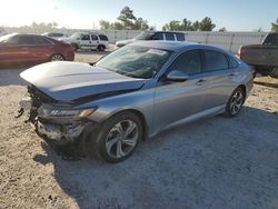 Salvage cars for sale at Houston, TX auction: 2018 Honda Accord EXL