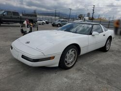 Chevrolet salvage cars for sale: 1991 Chevrolet Corvette