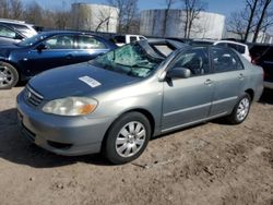 Salvage cars for sale from Copart Central Square, NY: 2003 Toyota Corolla CE