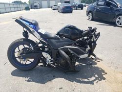 Salvage motorcycles for sale at Dunn, NC auction: 2018 Yamaha YZFR3