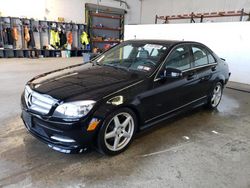 Salvage cars for sale at Candia, NH auction: 2011 Mercedes-Benz C 300 4matic
