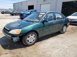 Salvage cars for sale from Copart Jacksonville, FL: 2001 Honda Civic LX