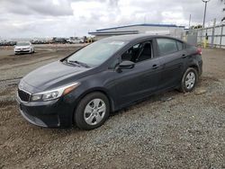 Salvage cars for sale from Copart San Diego, CA: 2017 KIA Forte LX