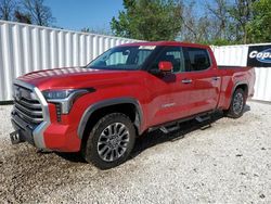 Toyota Tundra salvage cars for sale: 2022 Toyota Tundra Crewmax Limited