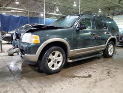 Salvage cars for sale at Woodhaven, MI auction: 2003 Ford Explorer Eddie Bauer