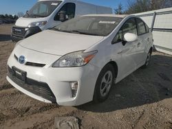 Salvage cars for sale from Copart Elgin, IL: 2013 Toyota Prius
