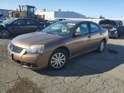 Salvage cars for sale from Copart Vallejo, CA: 2009 Mitsubishi Galant ES