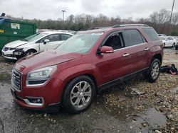Salvage cars for sale from Copart Exeter, RI: 2016 GMC Acadia SLT-1