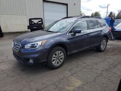 Salvage cars for sale from Copart Woodburn, OR: 2016 Subaru Outback 2.5I Premium