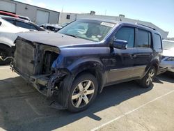 Salvage cars for sale at Vallejo, CA auction: 2013 Honda Pilot Touring
