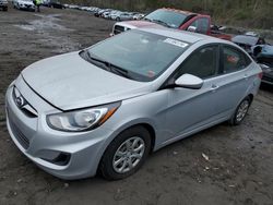 Salvage cars for sale at Marlboro, NY auction: 2012 Hyundai Accent GLS