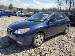 Salvage cars for sale at Candia, NH auction: 2010 Hyundai Elantra Blue