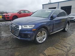 Salvage cars for sale from Copart Windsor, NJ: 2018 Audi Q5 Prestige