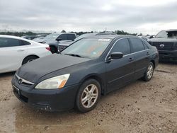 Vehiculos salvage en venta de Copart Houston, TX: 2007 Honda Accord EX