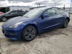 Tesla salvage cars for sale: 2022 Tesla Model 3