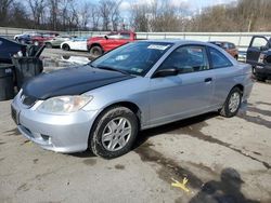 Honda salvage cars for sale: 2005 Honda Civic DX VP