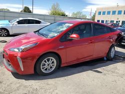 Salvage cars for sale at Littleton, CO auction: 2022 Toyota Prius LE