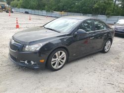 Salvage cars for sale at Knightdale, NC auction: 2012 Chevrolet Cruze LTZ