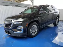 Salvage cars for sale at West Palm Beach, FL auction: 2022 Chevrolet Traverse LT