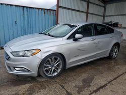 Salvage cars for sale at Pennsburg, PA auction: 2017 Ford Fusion SE Hybrid