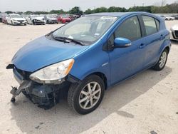 Salvage cars for sale from Copart San Antonio, TX: 2014 Toyota Prius C